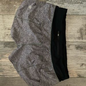 Grey Lululemon Speed Up Shorts 2.5” Size 6